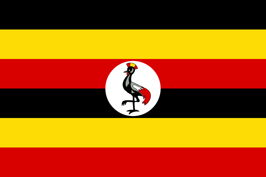Uganda  flag